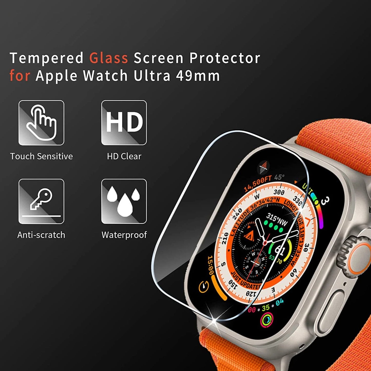 Ultra 4G Big Screen Smart Watch | Camera, YouTube, Facebook, TikTok, Google Access