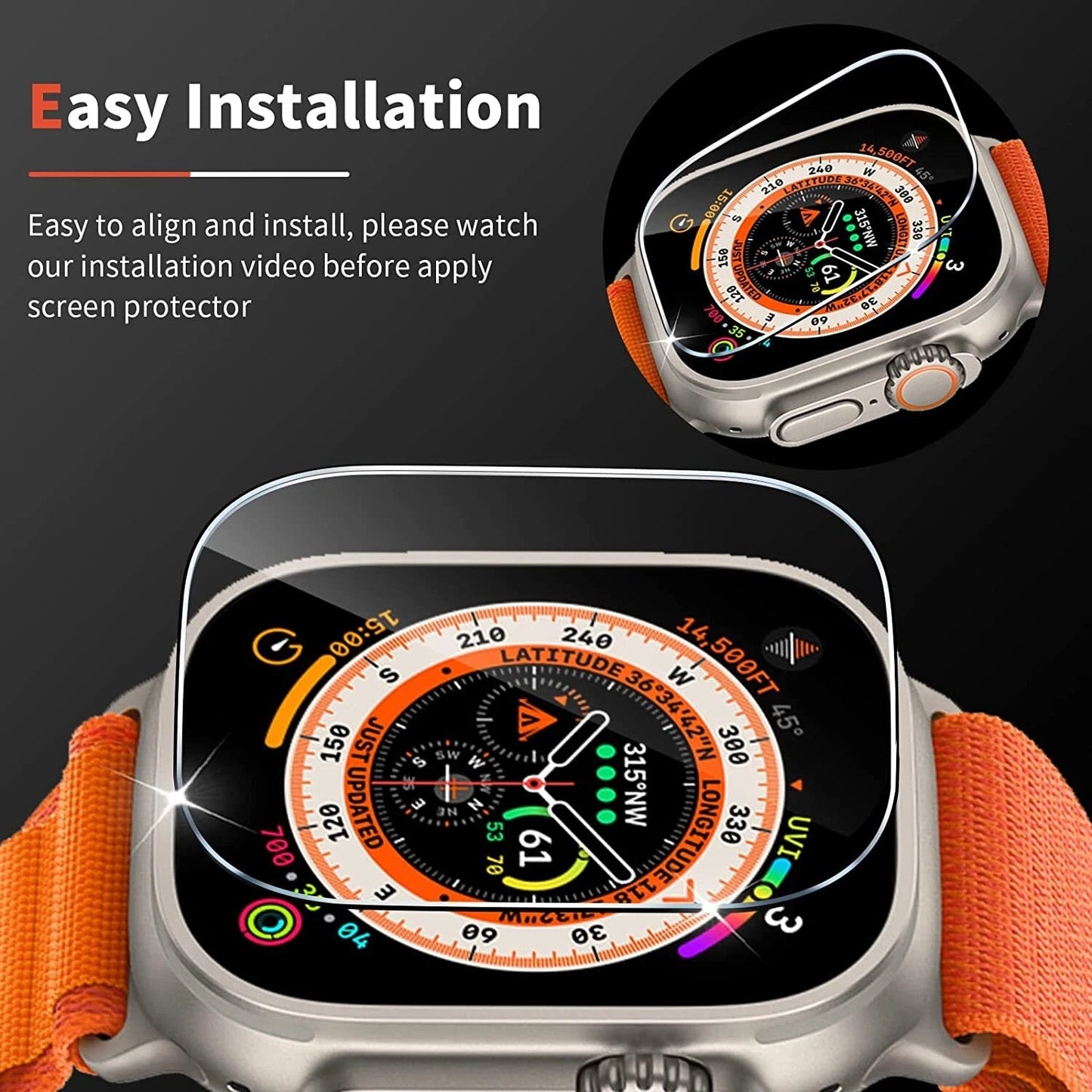 Ultra 4G Big Screen Smart Watch | Camera, YouTube, Facebook, TikTok, Google Access
